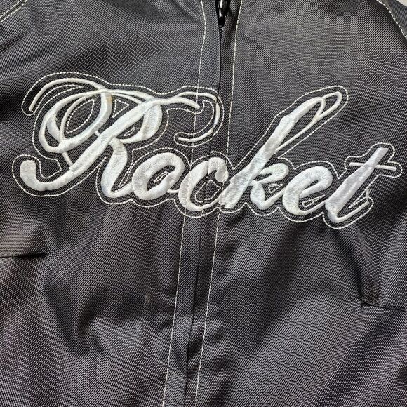 Joe Rocket Motorcycle Jacket Womens S Black Armored Padded Lined Embroidered - Picture 4 of 14